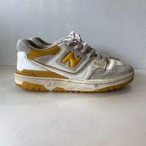 New Balance 550 Sea Salt Varsity Gold